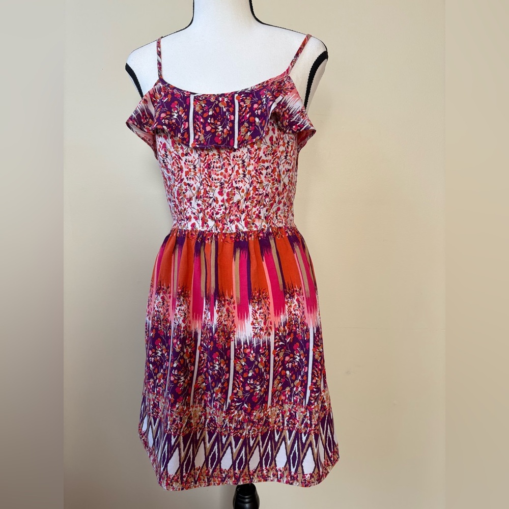 Xhilaration Multicolor Floral Mini Dress - Picture 9 of 14